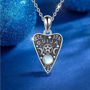 {NEW} Women's Silver Ouija Pendant Fashion Necklace